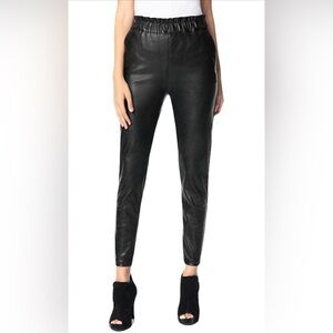Joe's Jeans The Faux Leather Paperbag Pants